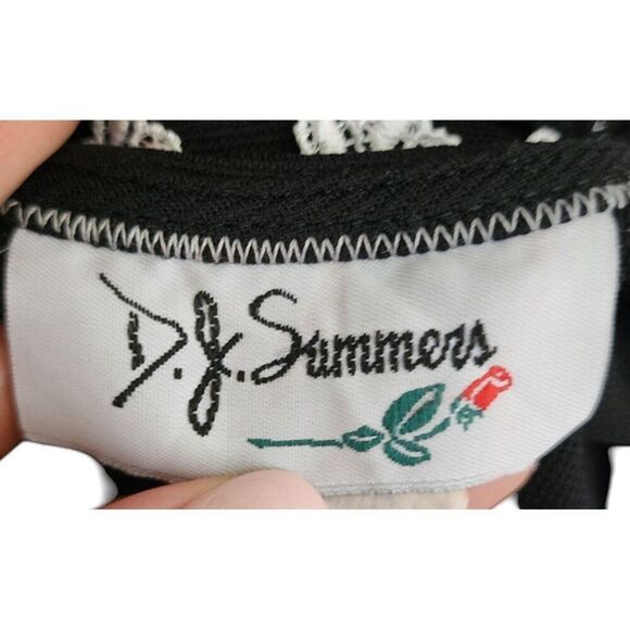 Vintage 80s Long Sleeve Duster Jacket Embroidered Lace Womens Size M Black - Picture 6 of 7